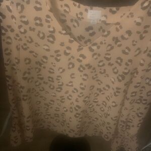 Leopard Print Blouse